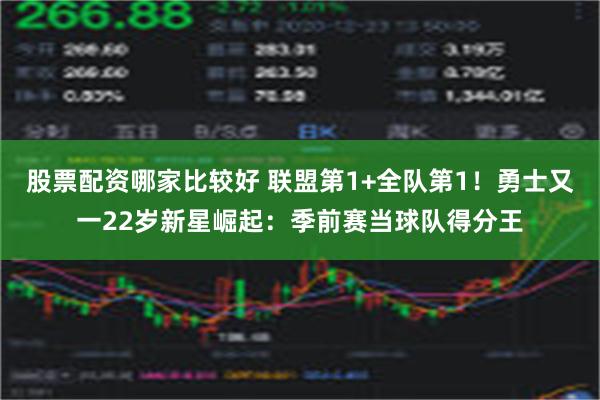 股票配资哪家比较好 联盟第1+全队第1！勇士又一22岁新星崛起：季前赛当球队得分王