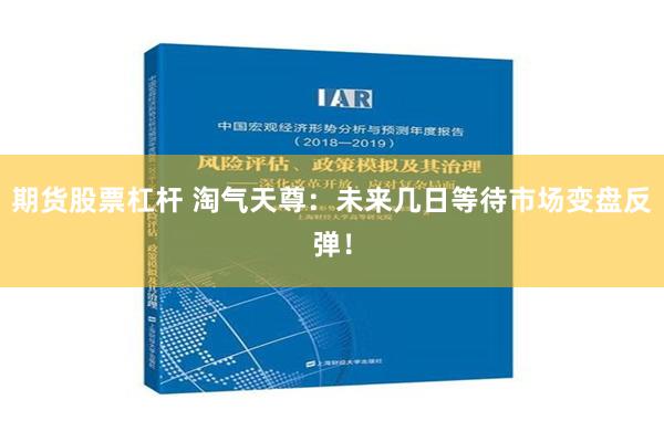 期货股票杠杆 淘气天尊：未来几日等待市场变盘反弹！