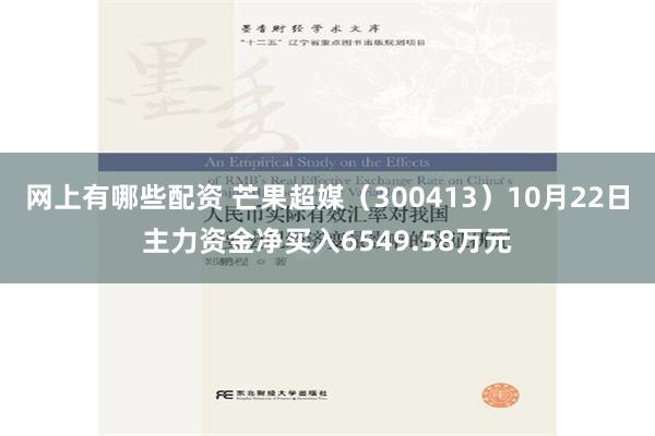 网上有哪些配资 芒果超媒（300413）10月22日主力资金净买入6549.58万元